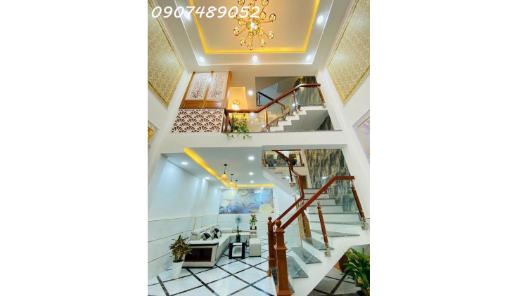 [ CHỦ KẸT TIỀN] Bán nhà 4 tầng, 44m², 3PN, 4WC, Gò Vấp, 5.6 tỷ, SHR